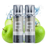 Set 2 Cartușe Icewave E1 - Green Apple Ice