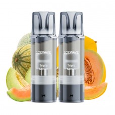 Set 2 Cartușe Icewave E1 - Triple Melon